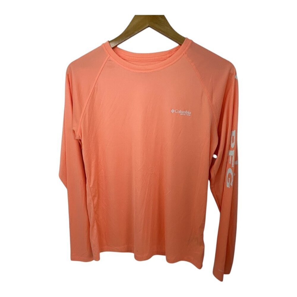 Columbia Men's/Possible Women's Long Sleeve Performance Shirt - Coral